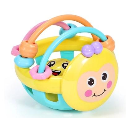 Baby Teethers Toys suzakoo Rattle Soft Rubber Bell Puzzle Newborn early education molar Teether