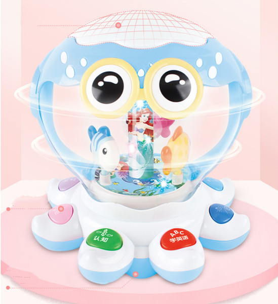 Polaroid music hand drum beating 6-12 months 0-1-3 years old infants and young children early education educational toys beat drum