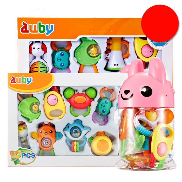 Baby gum hand rattle for 0-1 year old children to hold 3-6-12 month old boys can chew puzzle high quality toys