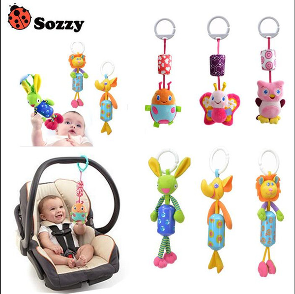 Musical Baby Stroller Carriage Pushchair Hanger Aeolian Wind Jingle Bells Rattles & Mobiles Plush Infant Toys gifts for kids 200PCS
