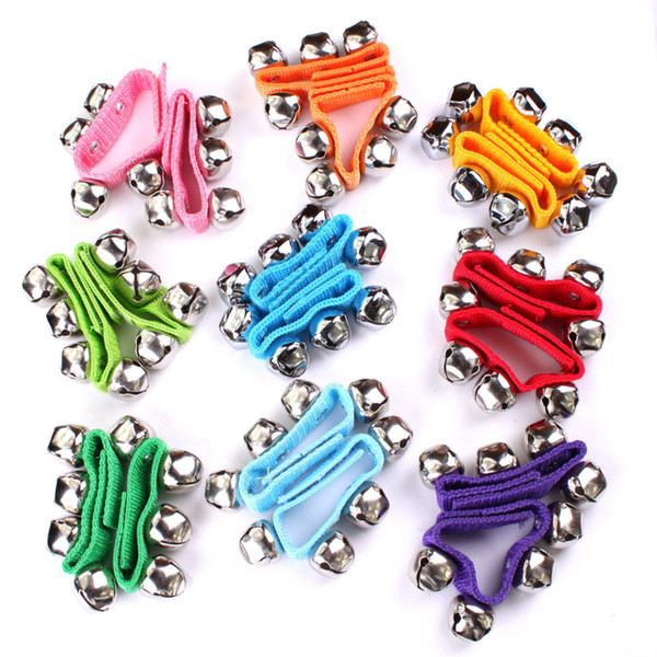 Suzakoo baby toy Cloth Wrist bell Ankle baby rattle dancing tool children toy game dancing tool one pcs per price selling