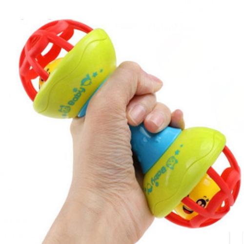 Lovely Funny Baby Rattles Plastic Novelty Hand Shake Bell Ring Early Learning Educational Toys Rattles toys Baby