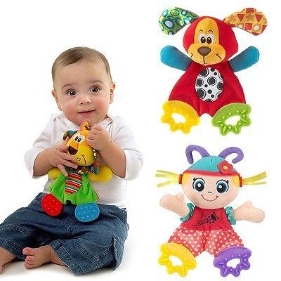 Wholesale- 2017 Children Kids Cute Infant Newborn Baby Doll Toys Appease Towel Teether Developmental Toys