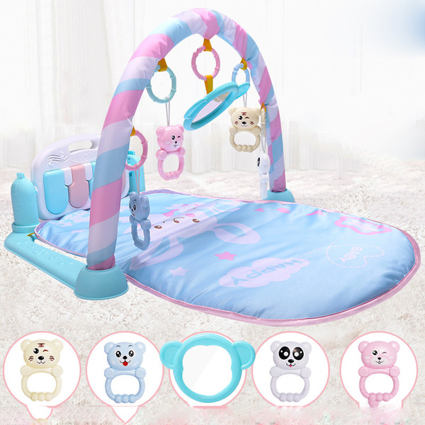 Baby piano gym, pedagogue gym, music, game blankets, early teaching toys..