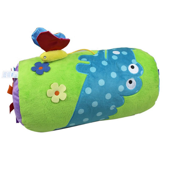 Wholesale- Baby Climbing Pillow Rattles Bell Doll Plush Toys 0+ Baby Toy Developmental Infant Mobile Baby Crib Musical Rattle