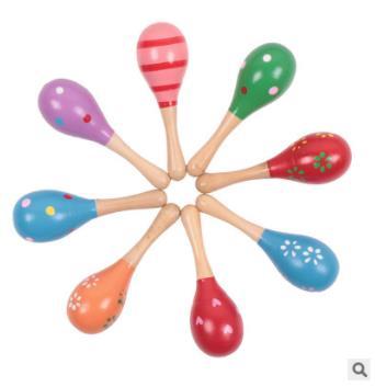 Hot Sale Baby Wooden Toy Rattle Baby Rattle toys musical cute instruments baby toy Educational Toys kids toys