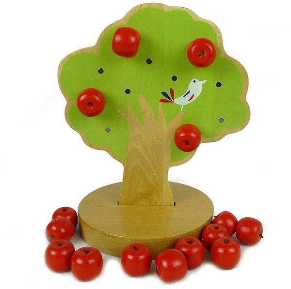 Baby Toys Japan Montessori Education Kids Wooden Toys Early Learning Magnetic Toys Apple Tree Math Toy Birthday Gift