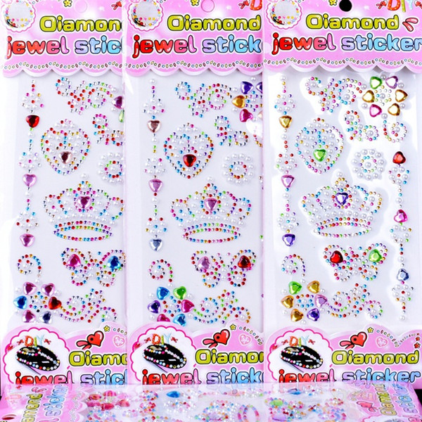 3D stickers 10*24cm baby girls toy decorative intelligence toys Kids Book Stickers paper game Children gift toys