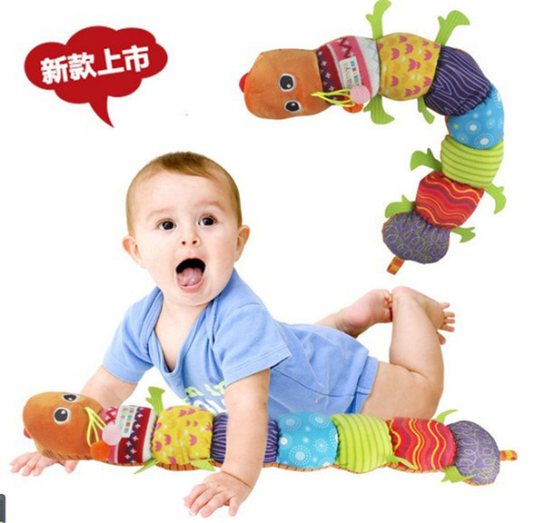 Kid Plush Toy Singing Multi Function Caterpillar Height Scale Puzzle Baby Toys Educational Music Rattles Funny Gift Hot K0077