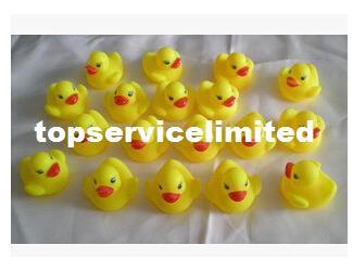 Baby Bath Water Toy toys Sounds Mini Yellow Rubber Ducks Kids Bathe Children Swiming Beach Gifts