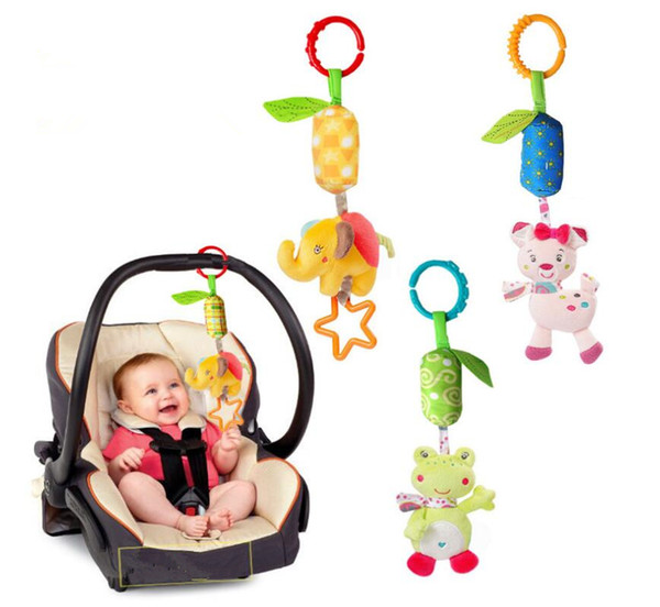 Baby Stroller Plush Bell Toy Infant Soft Plush Bed Bell Toys MYP 010