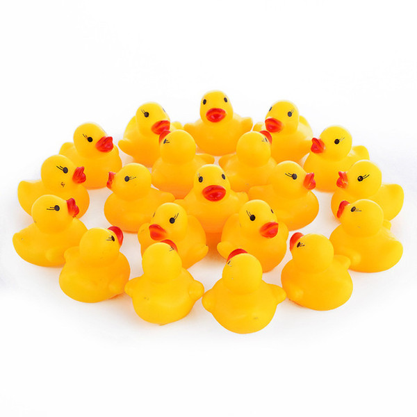 Yellow Rubber Ducks Baby Bath Water Toy toys Bibi Sound Bathe Children Swimming Beach Gifts Gear Baby Kids Bath Water Toy kids Toys