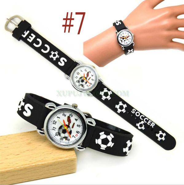 New silicone sports football 3D cartoon anime quartz children table student table