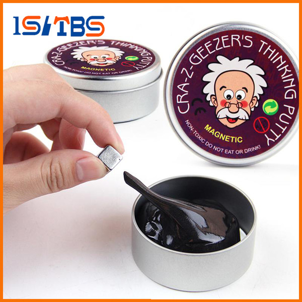 DIY Magnetic Slime Polymer Clay Intelligent Rubber Magnet Plasticine Mud Magic Hand Putty Doh Bounce Toys Kids Gift Silly Putty