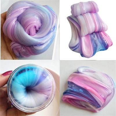 Crystal slime plasticine patchwork crystal mud DIY colored clay plastic clay pressure relief magic device for kids toys