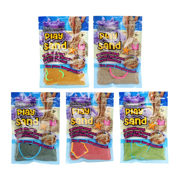 Learning Educational Sand Clay Amazing DIY Indoor Magic Play sand Colorful Clay Play Sand For Children