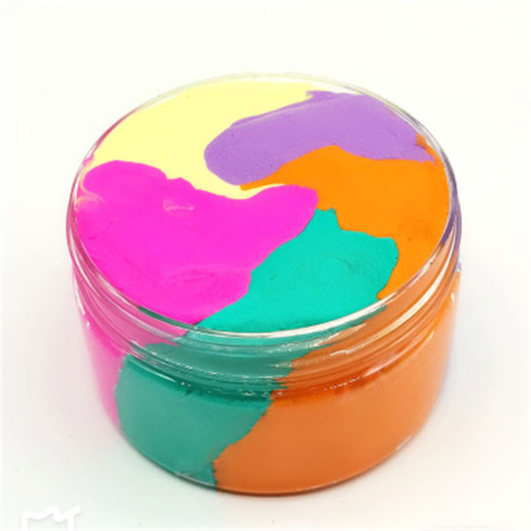 Rainbow Cotton Fairy Cloud Slime Fluffy Icecream Mud Stress Relief Kids DIY Toy Rubber Mud Creative Toys High Quality