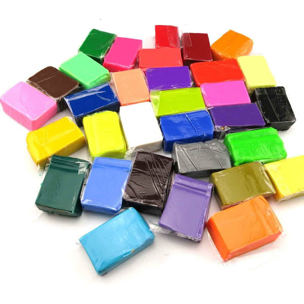 32 blocks DIY Craft For FIMO Soft Polymer Modelling Clay Plasticine Block Educational Toy 32 colors