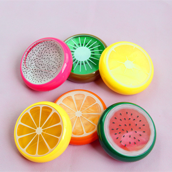 Baby Fruit Smile face Crystal Mud Crystal Clay Jelly Slime Mud 6*6cm Plasticine Mud Playdough For Kids 6 Styles