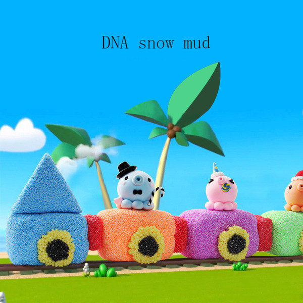 DNA Snow Mud Environmentally Friendly, Safe, Non-toxic, Oily Snowflakes, Multiple Colors, Optional, Feel free to DIY Snowflake Mud