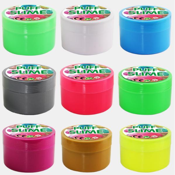 12 Color Cotton Mud Release Clay Plasticine Joke Toys Fluffy Puff Slime Scent Stress Relief Pressure Mud Kids Sludge Toys