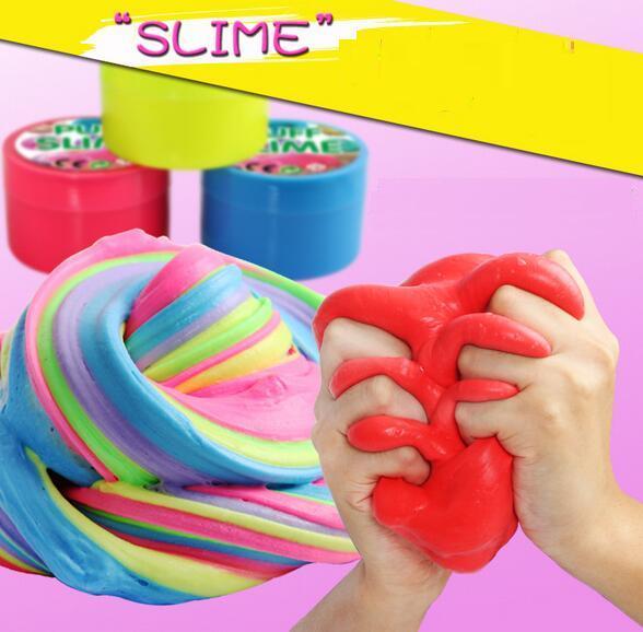 Puff Slime Intelligent Creative DIY Mud Release Toys Cotton Mud Environmental Protection Decompression Kids Plasticene Toys