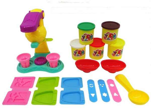 Ice cream double twister Joy Dough Modeling clay set Kids diy dough clay set toys