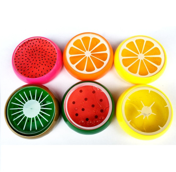 Baby Fruit Crystal Mud Crystal Clay Jelly Slime Mud 6*6cm Plasticine Mud Playdough For Kids 6 Styles