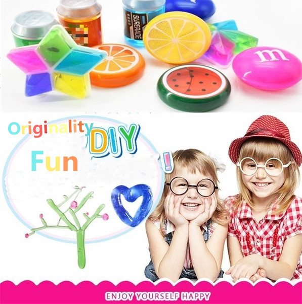 Baby Fruit Crystal Mud Crystal Clay Jelly Slime Mud 6*6cm Plasticine Modeling Play For Kids toys GC83