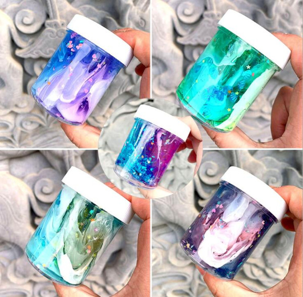 Cloud Fluffy Crystal Mud Plasticine Dreamy color mud shining star clouds Clay playdough kids toys KKA6575