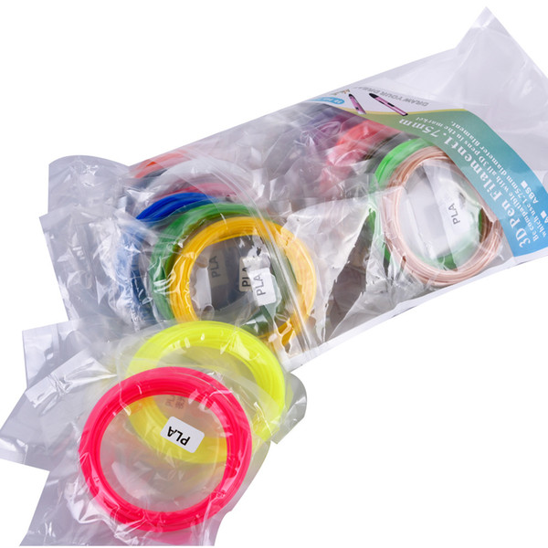 Quality product ABS/PLA 1.75mm 20 Colors 5M/Color 3d pen filament 1.75mm ABS/PLA plastic filament 3d printer pen wire