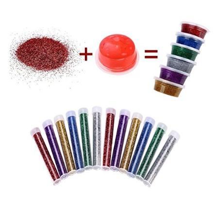 new Slime toy Supplies Kit 56Pack Slime Beads Charms, Include Fishbowl beads, Foam Balls, Glitter Jars, Fruit Flower , Pearls, Slime for kid