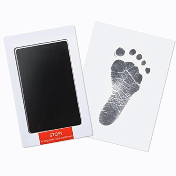 Non-Toxic Baby Handprint Footprint Imprint Kit Casting Parent-Child Hand Inkpad Infant Fingerprint Watermark Clay Toy