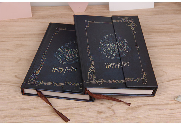 Vintage magic spells diary kraft paper notepads harry potter stationery travel journal business notebooks fashion student notes book