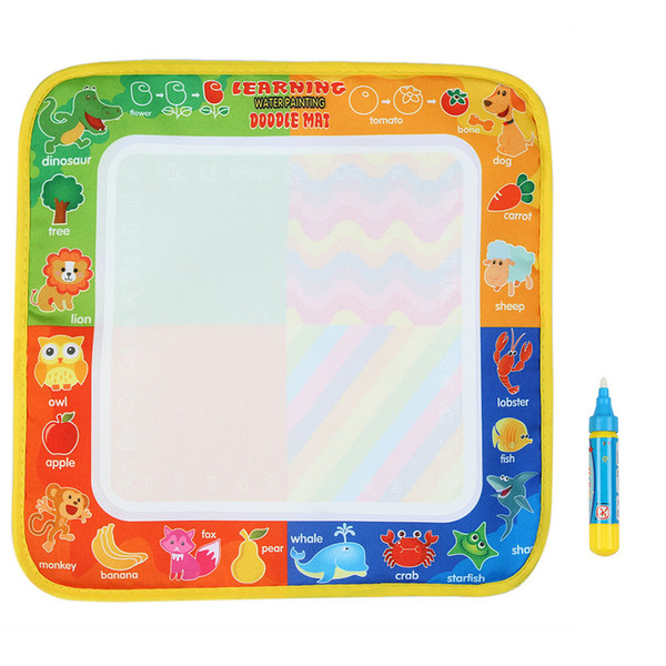 New Drawing Toys Water Drawing Mat 49 * 74CM Board Painting and Writing Doodle With Magic Pen Non-toxic Drawing Board for Kids