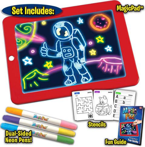 TV Products 3D Magic Drawing Pad Children's Puzzle Board 3D Art Board Magic Pad create art that glows light up drawing pad sparks greativity