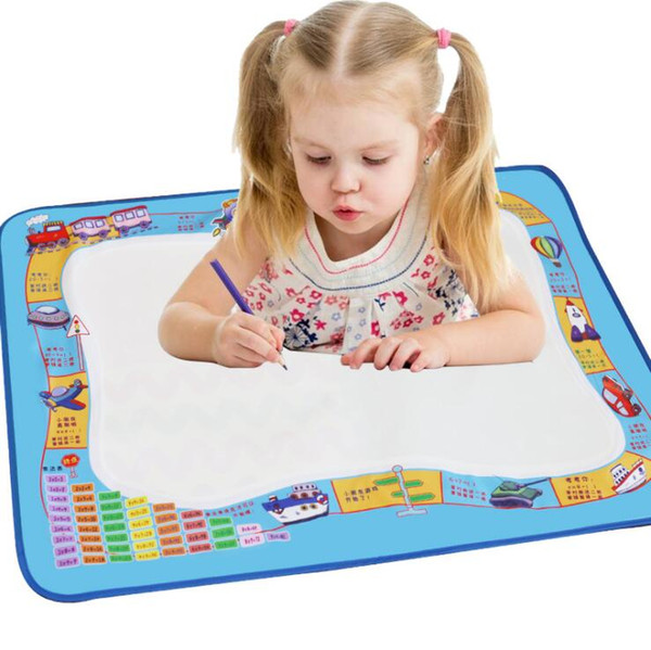 Factory Wholesale-New Aqua Doodle Children's Drawing Magic Water Canvas Mat Educational Toy 1 Mat+ 2 Water Drawing Pen 30*25cm S19JS233