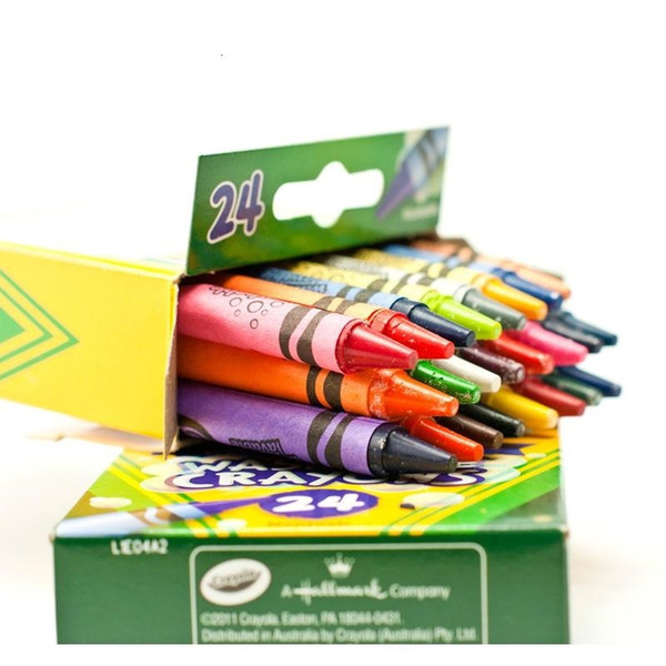 New Crayola 24 Color Fashion Gifts for Children Children Gifts Washable Crayons DHL 