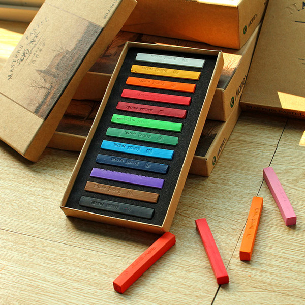 Painting Crayons Soft Pastel 12/24/36/48 Colors Art Drawing For Student Chalk Color Crayon Brush Stationery Art Supplies