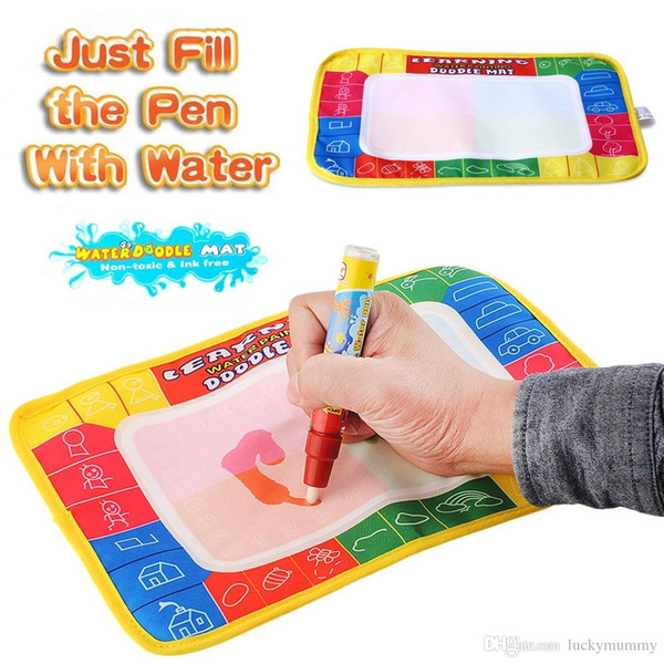 Children Doodle Drawing Mat With Magic Pen 29 X 19cm Girls / Boys Educational Toy Creative Children Kids Learning Toys VB