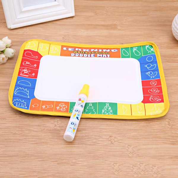 Doodle Painting Water Drawing Books Water Coloring Drawing Mat + Magic Water Pen Kids Educational Drawing Toys