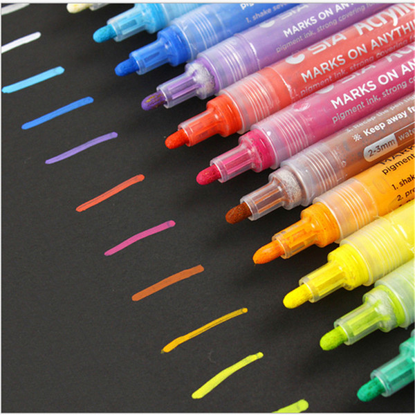 STA 1000 Markers Acrylic Painter Water Color Pen Water-based Color Pen Colour Marker Pen Drawing Pencil Pens for Students DHL free