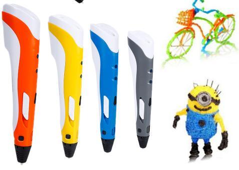 Hot 3D pen First Generation 1 DIY 3D Printer Pen ABS Filament Arts 3D Drawing Pen Creative Gift For Kids Design Painting Drawing