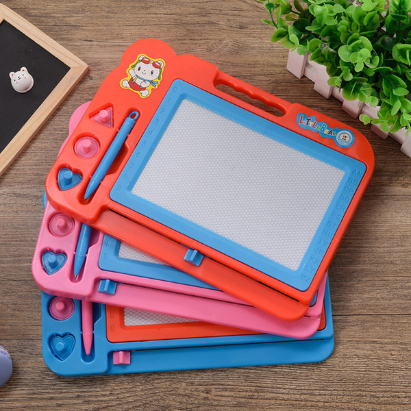 Children's cartoon drawing board and colorful magnetic drawing board Children's doodling sketchpad Children practice clipboard