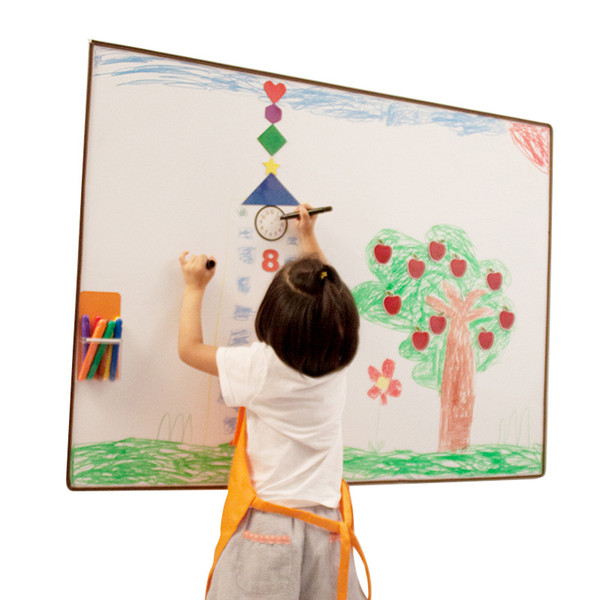 60*90cm Graffiti wall film Early education soft whiteboard children's drawing board set Magnetic board paint children toys gift