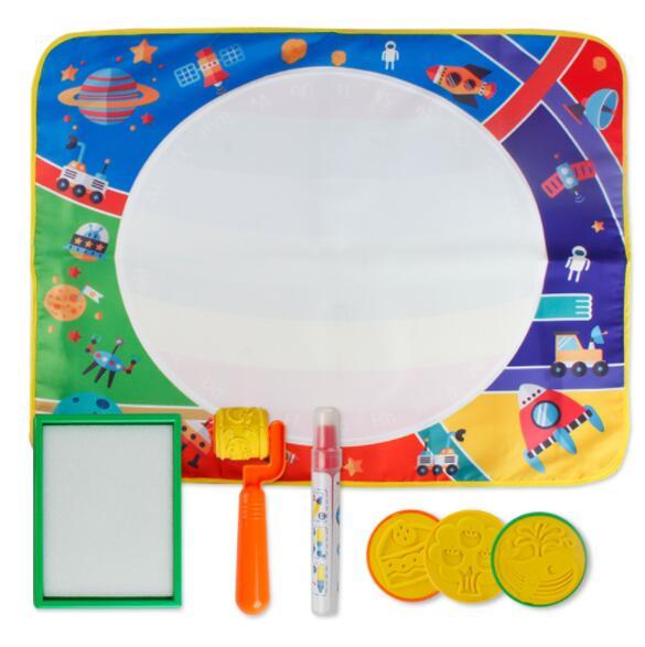 69*56cm Drawing Toys Water Drawing Mat Board Painting and Writing Doodle With Magic Pen Non-toxic Drawing Board for Kids YH1383