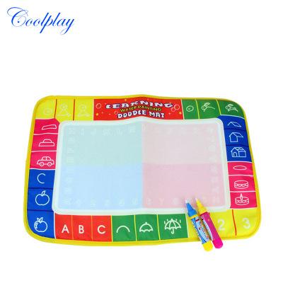 In stock Enlightenment Educational Toys Children Magic Four-color Drawing Water Canvas Baby Waterproof Graffiti Drawing Board 46*29cm Small