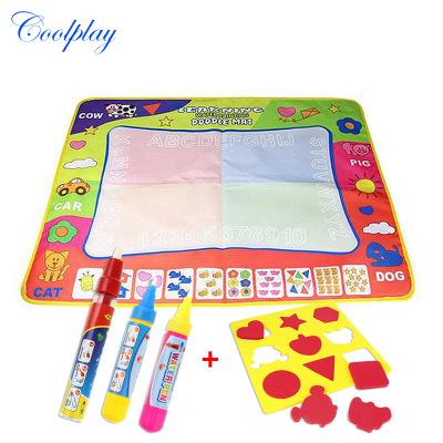 80*60cm Infant Child Magic Four-color Drawing Water Canvas Large Magic Baby Graffiti Drawing Board Enlightenment Educational Toys