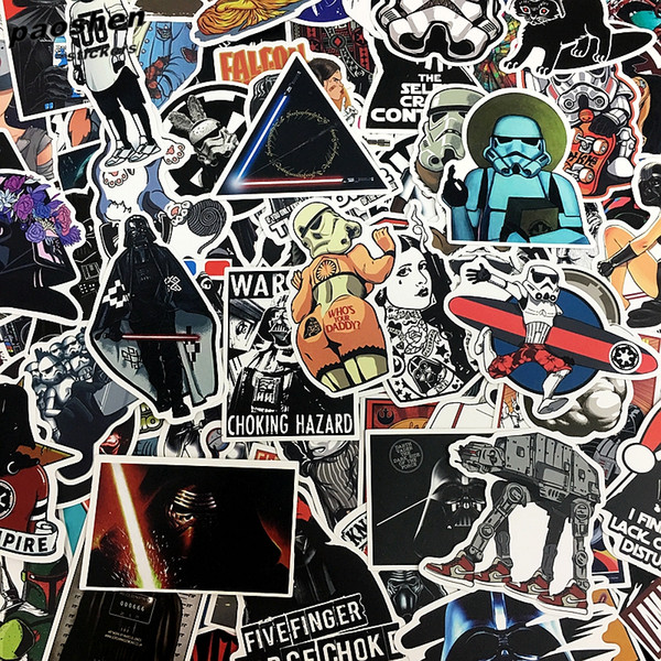 stickers 100 Pcs Pvc Waterproof Cartoon Sticker For Luggage Skateboard Phone Laptop Moto Bicycle Wall Guitar