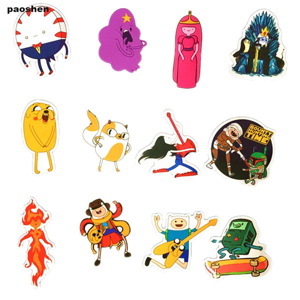 lassic Toys Sticker 25 Pcs Adventure Time Pvc Waterproof Doddle Sticker For Luggage Skateboard Phone Laptop Moto Guitar Bicycle DIY Adesi...